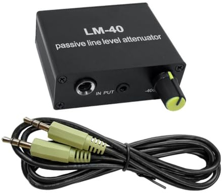 Audio Passive Dämpare, Line Output Signal Ljudkort, Mic Port, High Low Level Converter +3,5 Line