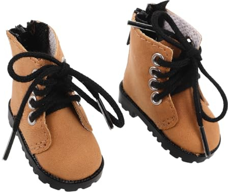 UPKOCH Stivali per Bambole Bjd da 20cm in Materiale Resistente e Leggero, Scarpe alla Moda in Plastica e Tessuto per Accessori da Collezione e Gioco Creativo