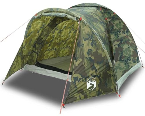 Tente de Pêche, Tente Dôme de Camping Imperméable pour Pique-Nique Randonnée Pêche 2 Personnes Camouflage imperméable