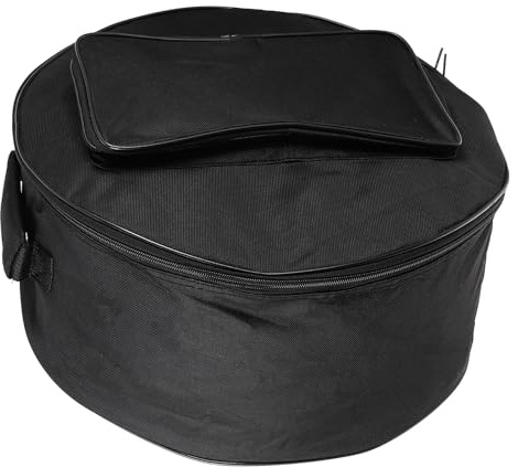 Yardwe Bolsa para Caja de 13-14 Pulgadas, Estuche de Transporte para Caja en Oxford Negro, Portátil Correa, Adecuado para Instrumento de Percusión Semana Santa y Actuaciones