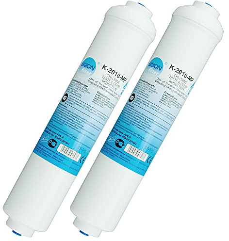 Filtrotech Lot de 2 filtres à eau externes pour réfrigérateur américain Side by Side Samsung et LG Avec raccord intégré