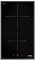 Smeg 30cm 2 Zone Domino Induction Hob with Bevelled Edge