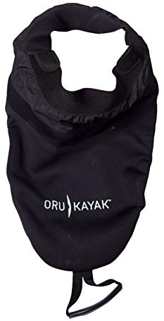 Oru Kayak Neopren Sprührock | Schutz für Kajaks, Klettverschluss Verstellbarer Neoprenbund, Coaming Tension Bungee, Kompatibel mit Oru Bay und Coast Serie, Schwarz