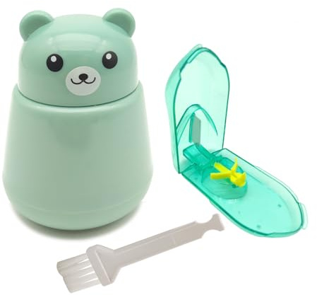 CoaGu Bear Pill Crusher & Splitter Kit - BPA-Free Combo for Pills/Tablets, FDA-Compliant Fine Powder, Nursing Home & Travel