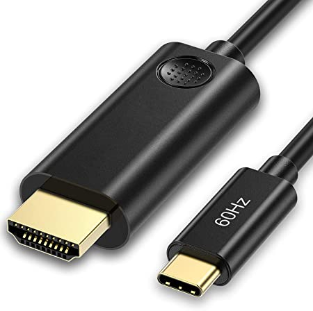USB C zu HDMI Kabel 4K@60hz [3m,Vergoldetem Anschluss] USB 3.1 Typ C HDMI Kabel(Thunderbolt 3 kompatibel) Kompatibel mit MacBook Pro, MacBook, ipad Pro/Air,ChromeBook,Dell,HP,Samsung,Huawei,Galaxy S10