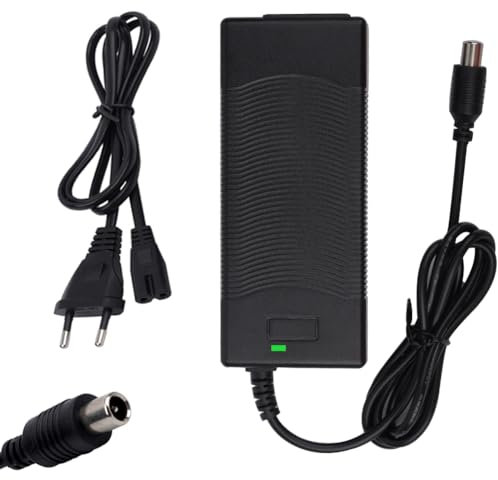 XUNNIU 42V 2A Caricatore Monopattino Elettrico per Xiaomi/Ninebot, Caricabatterie per Scooter Elettrico al Litio 36V, Adattatore di Alimentazione Universale