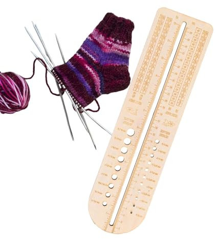 Sockenlineal Zum Stricken Und Häkeln Sockenschablone Mit Größenangabe Stricknadelmaß Auf Stricknadelmaß Hölzerne Sockenblocker Strecken Zum Stricken Von Socken