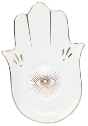 CONGARTENO Vassoio Piccolo in Mano Buddha Piatto Decorativo per Casa e Ufficio Facile e Sicuro per Alimenti
