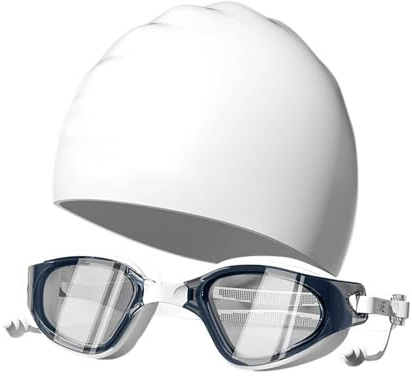 Cuffia Piscina Donna Tessuto Morbida Cuffia Mare Uomo Silicone Nasello Per Doccia Bambina Cuffie Grandi Impermeabile Accessori Costume Bambino 4 Anni Cose Da Fantasia Maschera Tappa Naso Nuoto Boa