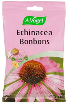 A.Vogel Echinacea Bonbons | Caramelos con Extracto de Echinacea, Grosella Negra y Acerola | Ingredientes Naturales de Plantas Frescas | Bienestar Diario | 75 gramos