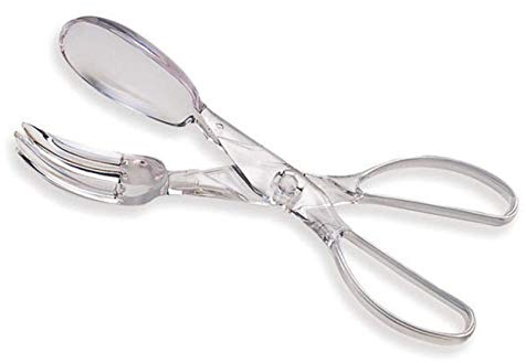 Fackelmann 41812 Pinces à Salade Plastique/SAN Transparent 28,5 x 8 x 6,5 cm