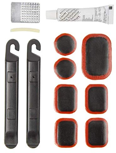 M-Wave Flickzeug Import 12-teilig Reifenheber Kunststoffbox, Mehrfarbig, One Size