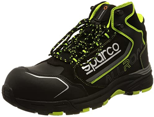 Sparco Allroad S3 SRC, scarpe da lavoro antifortuna unisex, nero grigio, 43 EU