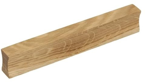 gamet ® Tirador UD32, CC 96 mm, madera, color roble. Tiradores perfectos para cualquier armario y cajón. 1 unidad.