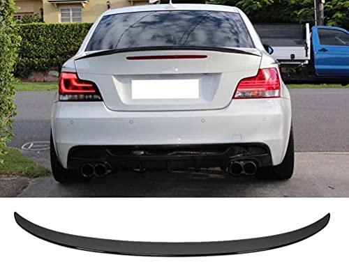 Yucss Bakspoiler, Baklucka Spoiler Blank Svart Passar Till Bmw 1-Serie E82 Coupe E88 2007-2013 Biltillbehör
