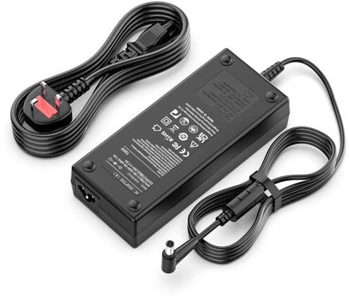 150W Laptop Charger Compatible With Asus TUF Gaming F15 F17 FX505GT FX505DY FX506HC FX705DT FX705DU FX706LI, Rog G531GT G731GT FX705GT FX505DD FX705DD Zephyrus G14 Power Supply AC Adapter【6 * 3.7mm】