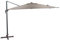 Garden Impressions Ampelschirm 270 x 270 cm Hawaii taupe, Sonnenschirm kippbar, drehbar, inkl. Plattenständer, schwenkbar