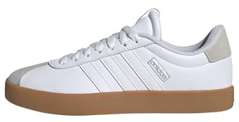 adidas Vl Court 3.0 Shoes Damen Schuhe, FTWR White FTWR White Silver Met, 39 1/3 EU