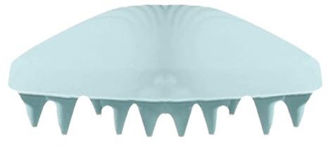 Appareil de massage pour le cuir chevelu - Brosse à shampoing en silicone - Outils de soin des cheveux - Brosse de douche confortable - Peigne de massage en forme de coquillage pour femme, homme