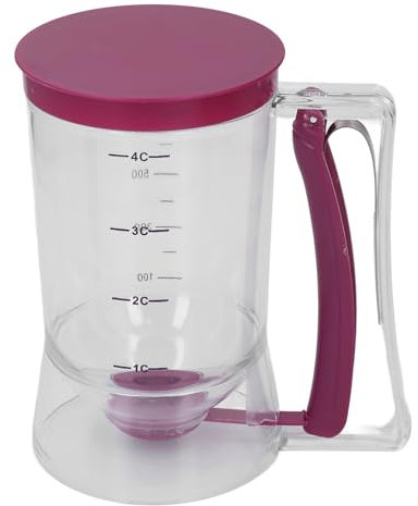 Distributeur de Pâte à Crêpes, Séparateur de Pâte, Gaufres, Distributeur de Pâte à Cupcakes, pour Cupcakes, Crêpes, Gaufres, Outil Essentiel pour la Cuisson en Cuisine, 900ML