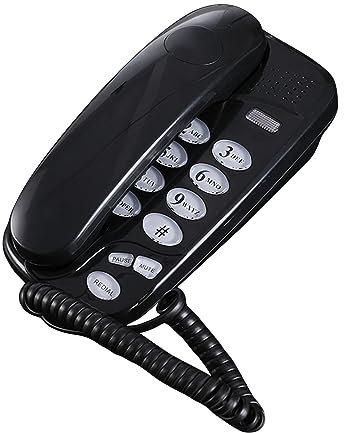 Telefono fisso con filo KXT580 con luce mute e ricomposizione della luce di chiamata intelligente del chiamante del telefono domestico