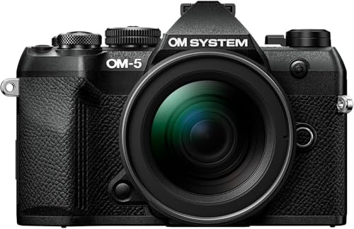 OM SYSTEM OM-5 Mark II Cámara Micro Cuatro Tercios, Incl. Objetivo M.Zuiko Digital ED 12-45mm Pro, Sensor Live Mos de 20 MP, estabilización de Imagen de 5 Ejes, Sellado IP53 contra la Intemperie