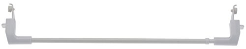 QABANE Ateliers28 Tringle pour VITRAGE, Aluminium, Blanc, 80-110 cm 22931