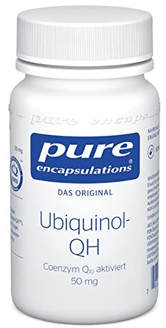 Pure Encapsulations - Ubiquinol-QH 50 mg - Liefert 50 mg aktiviertes Coenzym Q10 - Kaneka-QH - 60 Softgelkapseln