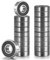 ANCIRS 20-Pack 608-2RS Ball Bearing - 608 2RS Double Rubber Sealed Miniature Deep Groove Ball Bearins for Skateboards, Inline Skates, Scooters (8mm x 22mm x 7mm)