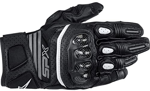 Alpinestars Motorradhandschuhe Stella Sp X Air Carbon V2 Gloves Black Anthrazit, Schwarz/Weiß, S