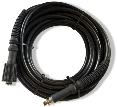 Hochdruckschlauch für Kärcher wie 6.390-463.0 6.390-463 63904630 CPE HDR – Anschluss Stecknippel 10mm : M22x 1,5 Innengewinde – Bis zu 60°C und 160 bar – Größe wählbar (Länge, 8 Meter)