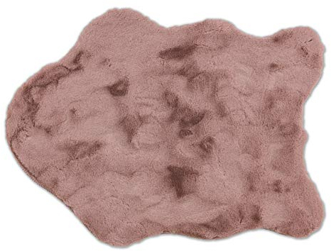 Schöner Wohnen Tender Kunstfell-Teppich 90x60 Altrosa