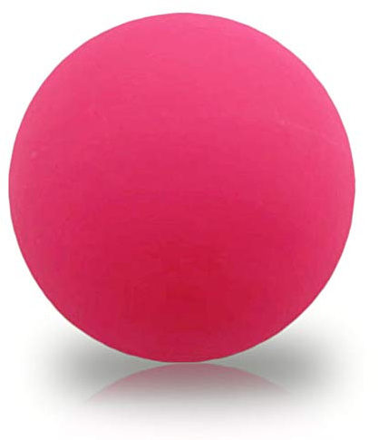 Premium Lacrosse Trigger Point Massage Balls for Myofascial Release, Plantar Fasciitis Foot Roller Therapy, Muscle Knots, Yoga Therapy, Exercise & Recovery (Pink)