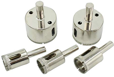 Dreneco Broca Sierra Diamante, Broca para Azulejos Sierra Herramientas Hueca Corona de Perforación para Vidrio, Porcelana, Cerámica, Granito Piedra Broca 50mm