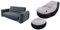 Intex 66552 Schlafsofa 203 x 224 x 66 cm & Aufblasmöbel Ultra Lounge, Grau, 102 x 137 x 79 cm/Ø 64 x 28 cm
