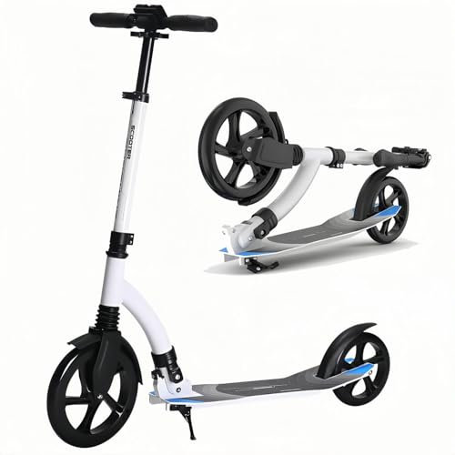 230mm XXL Wheel City-Scooter - Kinder | Roller Erwachsene mit Federung | Cityroller für Erwachsene klappbar und höhenverstellbar | Tretroller Erwachsene A