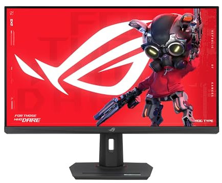 ASUS ROG Strix 32” 4K HDR Gaming Monitor (XG32UCG) – 3840x2160, Dual Mode (4K 160Hz/FHD 320Hz), 0.3ms, Fast IPS, Extreme Low Motion Blur Sync, USB-C, G-SYNC Compatible, Tripod Socket, 3 yr Warranty
