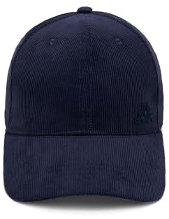 Kappa - Cappello con Visiera, Uomo, Blu, Cotone, Lifestyle. Juiz Corduroy, Taglia: ONESIZEFITSMOST