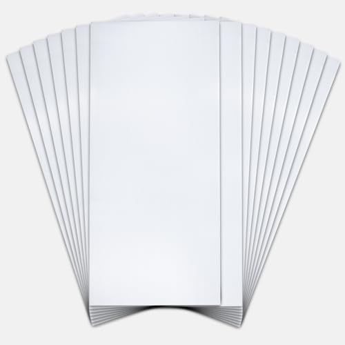 BIRCHTREE 4MM Polycarbonate Greenhouse Sheets 14PCS Twinwall Roofing For Outdoor Glazing Panels Replacement Shed Panel Solid PS01 Clear