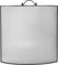 Fireplace Screen with Curved Panel Design Spark Flame Guard Fireside Mesh 65cm x 68cm Black