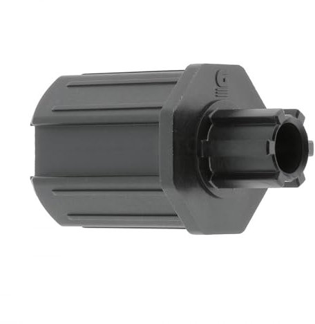 cyclingcolors 8-Kant-Rollladenrohr Endkappe Fenster Kunststoffauslass*, für 40 mm 8-Kant-Rohr 20 mm Mitnehmerauslass und Ø 12 mm