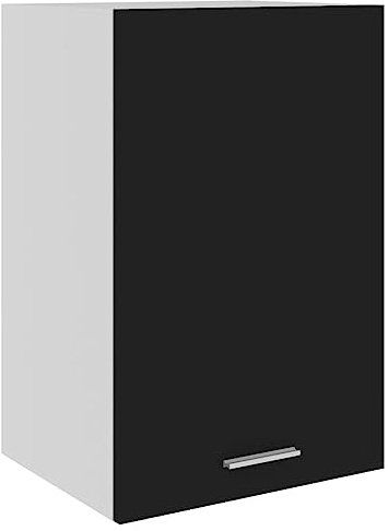 Tomostar Meuble Haut de Cuisine, Armoire Suspendue Cuisine Armoire Suspendue Lyon Noir 39,5x31x60 cm Bois d'ingénierie