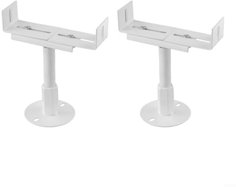 Oniissy Lot de 2 supports de sol réglables pour radiateur en fonte, pieds réglables en hauteur de 11 à 36 cm, support en forme de L avec résistance au brouillard salin (réglable de 11 à 16 cm)