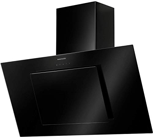 Rangemaster Opal 100cm Angled Chimney Cooker Hood - Black