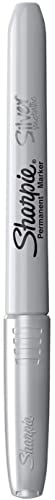 Sharpie Marker 6er Set Permanent Metallic, Silber, Linienbreite: 0,9 mm