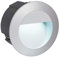 Eglo Faretto LED da incasso per esterni Zimba, 1 luce, lampada da parete in alluminio pressofuso, colore: argento, diametro: 12.5 cm, IP65