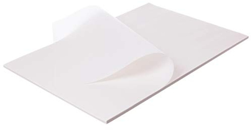 Pro DP 500 Fogli di Carta da Forno separatore Bianco in Dispenser di Cartone - Vari Tagli/Dimensioni a Scelta, Bianco, 57x78cm