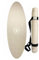 Yogalaxy® Surfstyle Yogamatte - Ovale Gymnastikmatte, rutschfest inkl. Tragegurt, Sportmatte für Fitness & Pilates, Naturkautschuk, Mikrofaser-Oberfläche aus recycelten PET-Flaschen
