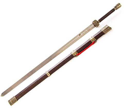 wu designs Chù Jué Taiji Jian - Tai Chi Wushu Kung Fu Chinesisches Schwert Trainingsschwert - Größe 3