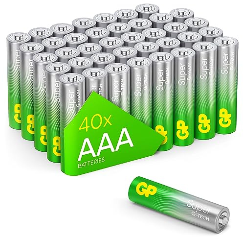 GP Batteries Super Micro (AAA) batteri alkalisk -Mangan 1,5 V 40 st.